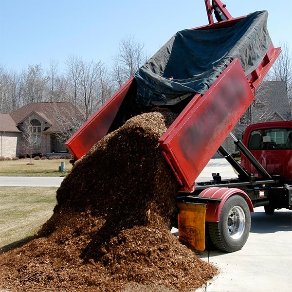 we do not have a minimum order requirement for mulch delivery